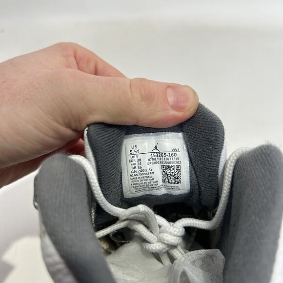Nike Air Jordan Retro 12 Retro GS “Dark Grey” - Picture 8 of 8